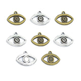 10pcs Metal Antique Eyes Charm Fit Necklace Pendant Jewelry making 20*16mm I185