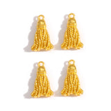 10pcs 3 colors tassel Charms Pendants For Necklace Bracelet Jewelry Making DIY Handmade 20*12mm J126
