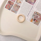 Unfinished Solid Wooden Rings 20-100mm Natural Wood Rings For Handicrafts Decorative Pendants DIY Jewelry Making Accessories