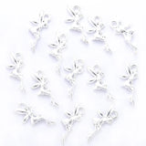40pcs 6 color alloy  Antique Silver color angel Charms Zinc alloy Pendant Jewelry DIY Necklace earring 19*8mm I221