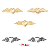 5pcs 2 colour Heart shaped Cross Charms Halloween Charms DIY Handmade Necklace Bracelet Earrings Jewelry Accessories W273