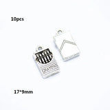 4-25pcs New Product Antique silver color learning tools Charms Pendant Jewelry Metal Alloy Jewelry Marking  U054