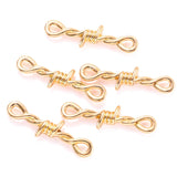 10pcs 3 styles 3D Thorns Metal Connectors Pendant Gothic Necklace Bracelet DIY Thorns Charms Jewelry Handicraft Making B200