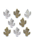 10 pcs Cactus Charms Antique Silver color Metal Pendant for Necklace Charm Jewelry Making 20*15mm Q241