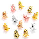 10pcs 7 Color Dinosaur Baby Charms Alloy Metal For necklace Pendants DIY Handmade Jewelry Accessories Making 17*123mm D9337
