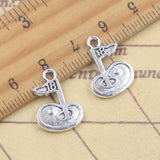 20 piezas dijes Golf 18 trazos banderas 18x13mm colgantes de Color plata antigua fabricación DIY joyería tibetana hecha a mano