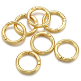 20/25/30/35/41mm Multi-colors Mixed Spray painting Alloy Keychain DIY Jewelry Making Findings V161