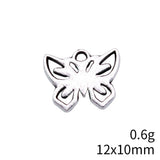 20pcs 12x10mm 2 Colors Antique Bronze Color Antique Silver Color Butterfly Charms For DIY Jewelry Making