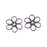 10pcs 25x23mm 3 Colors Antique Bronze Color Antique Silver Color Antique Gold Color Hollow Flower Pattern Charms