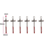 5 pcs 20 styles Halloween Zinc Alloy Bloody Dagger Color Charms Knife Pendants for DIY Bangle Bracelet necklace Findings W430