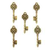 20 pcs 6 colors key Charms Pendants For Necklace Bracelet Jewelry Making DIY Handmade 34*11mm O236