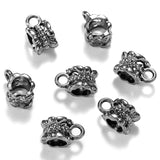40 pcs 8 color Zinc Alloy Bead DIY big hole metal connector Beads Fits Charm Bracelets Necklaces Pendants making 11*7*6mm R223