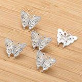 30pcs 6 Colors butterfly Charms For Bracelets Necklace Pendant DIY Handmade Jewelry Making accessories 12*15mm D2148