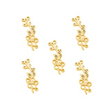 2pcs 12 styles Stainless Steel Flowers Charms Connection For Bracelets DIY Jewelry Making Supplies Jewelry Connector Bulk W433