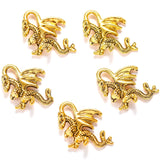 15pcs 7 Color Flying Dragon Charm for Necklace Keyring Pendant  DIY Handmade Jewelry Accessories 18*15mm D814