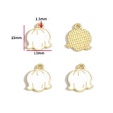 10pcs various styles Enamel Alloy flower Charm Earring Pendant DIY Keychain Necklace Jewelry Accessories W494