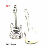 Zinc alloy 10-30pcs Multiple styles Antique Silver plated musical instrument Charms for bracelet necklace DIY jewelry Pendant