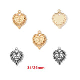 5pcs 2 colour Heart shaped Cross Charms Halloween Charms DIY Handmade Necklace Bracelet Earrings Jewelry Accessories W273