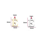 2pcs Stainless Steel Initial Alphabet DIY Jewelry Charms Wholesale A-Z Letter Necklace Making Pendant Never Fade S128