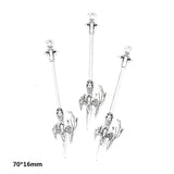 11-20pcs Mixed Styles Antique Knight Sword Anime weapon Charm for Jewelry Making DIY Handmade Weapons Personality Necklace U088