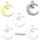 5Pcs 14 styles 3 Colors Star Wishing Meteor Charms For Earrings necklaces Pendants DIY Jewelry Making accessories W299