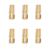50pcs 6 Colors Mini tableware Spoon fork Dining knife Charms DIY Clothing luggage accessories Jewelry Making 21*3mm J511