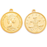 10 pcs 4 colors Coin Charms Antique Bronze round metal pendant DIY Jewelry Making 28*24mm J414