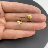 20-40pcs KC Alloy Flower Holder Partition Bead Cap Bead Holder Cap DIY Step Shaking Hairpin Hairpin Crown Accessories V149