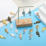 15pcs 6 Color Hippocampus Charms Alloy Metal For earring animal Pendants DIY Handmade Jewelry Accessories Making 12*29mm D725