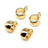 50pcs 6x8mm KC Gold Color Bail Beads For DIY Jewelry Making Handmade Jewelry Craft Findings