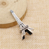 2pcs 18x43mm 2 Colors Antique Bronze Color Antique Silver Color Eiffel Tower Charms For DIY Jewelry Making