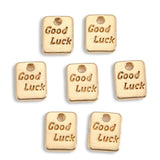 40pcs 6 Colors lucky character tiles Charms For Bracelets Necklace Pendant DIY Handmade Jewelry Making accessories 9*7mm S288