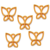 20pcs 5 Color Hollowed out butterfly Charm for earring Bracelet Necklace Pendant  DIY Handmade Jewelry Accessories 15*16mm D2120
