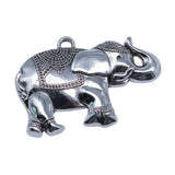 5pcs 27x40mm 2 Colors Antique Silver Color Antique Gold Color Elephant Charms For DIY Jewelry Making