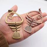 1pcs 126x67mm 2 Colors Antique Bronze Color Antique Copper Color Fish Bone Charms For DIY Jewelry Making