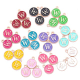 YuenZ  A-Z KC gold color letter DIY accessories enamel alphabet charms alloy small pendant for bracelet 15*13mm W85