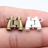 10pcs 16x13mm 2 Colors Antique Bronze Color Antique Silver Color Telescope Charms For DIY Jewelry Making