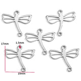 5pcs stainless steel dolphin butterfly/spider Charms Animal Pendants DIY Handmade Necklace Bracelet Earrings Jewelry Making W418