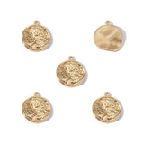 5pcs 4 Colors Irregular Alloy Charms Keyrings Bracelet Pendants Suitable for DIY Handicraft Jewelry Making B1113