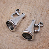 20pcs 15x9x9mm 3 Colors Antique Bronze Color Antique Silver Color Antique Gold Color 3D Speaker Charms
