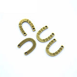 25pcs horse's hoof Charms Pendant For Metal Alloy Jewelry DIY Marking 13*11mm D9321