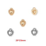 5pcs 2 colour Heart shaped Cross Charms Halloween Charms DIY Handmade Necklace Bracelet Earrings Jewelry Accessories W273