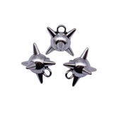 5pcs 18x15x13mm 5 Colors Meteor Hammer Pendant, Nail Ball Charms For DIY Jewelry Making
