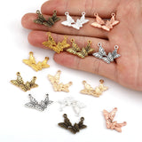 20pcs 7 Colors Double hole butterfly Charms For Bracelets Necklace Pendant DIY Handmade Jewelry Making accessories 18*26mm D2144