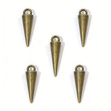 20pcs Alloy Round Diamond-Shaped Pendants in 6 Colors for DIY Necklace Earrings Charms Jewelry Making Supplies B1115-B1118