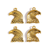 10pcs 4 color Tibetan Silver Plated Pendant Antique eagle Charms Jewelry Making DIY Handmade Craft 21*20mm D512