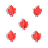 10pcs Resin Leaf Charms Maple Leaf Ginkgo Leaf Pendants Jewelry Making Materials Keychain Charms Earrings Necklace Accessories