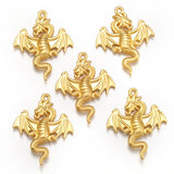 5pcs 5 Color Dragon Charm for Necklace Keyring jewelry Pendant  DIY Handmade Crafts accessories 26*32mm D816