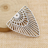 2pcs 40x42mm 4 Colors Geometric Hollow For Earring Making Charms For DIY Jewelry Making