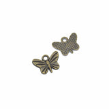 25pcs 5 Colors butterfly Charms For Bracelets Necklace Pendant DIY Handmade Jewelry Making accessories 15*12mm D249